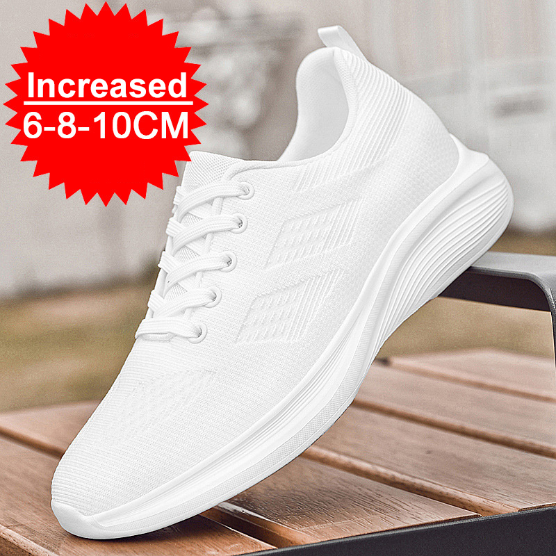 Men Shoes Size Chart - 플라잉 위빙 통기성 8/10cm 키높이 효과가