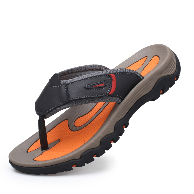 Men Shoes Sale - 여름 핫세일 가죽 슬리퍼 남성 플립플랍