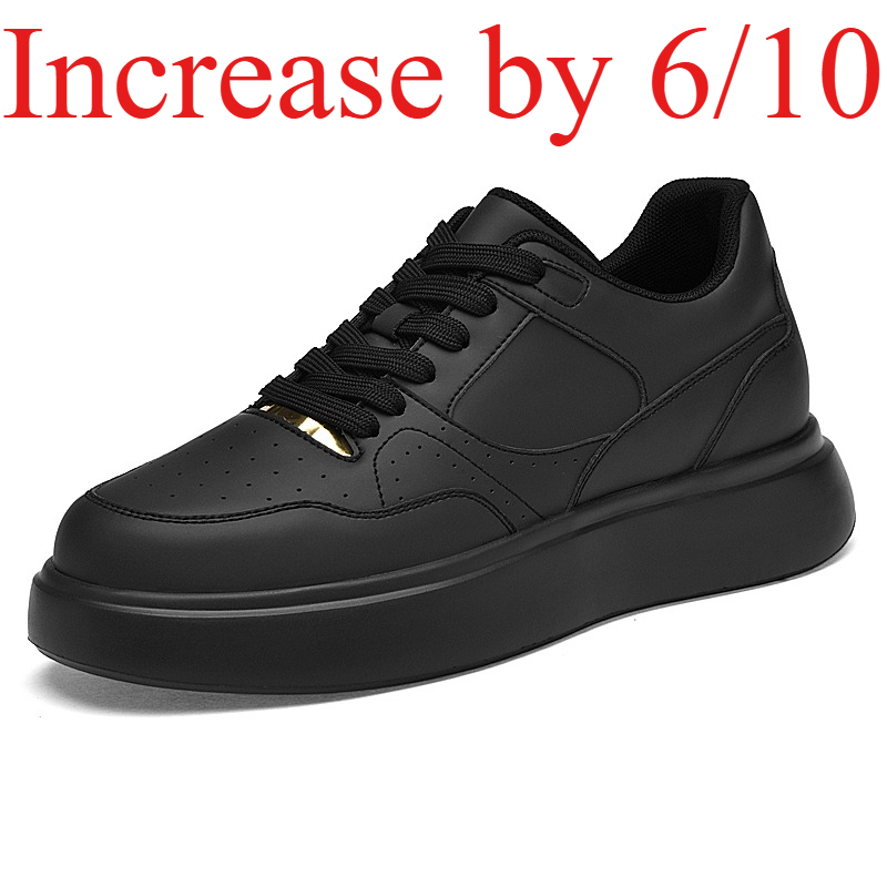 Men Shoes Size Chart - 남성용 솔리드 인조가죽 스케이트 슈즈, 레이스업,