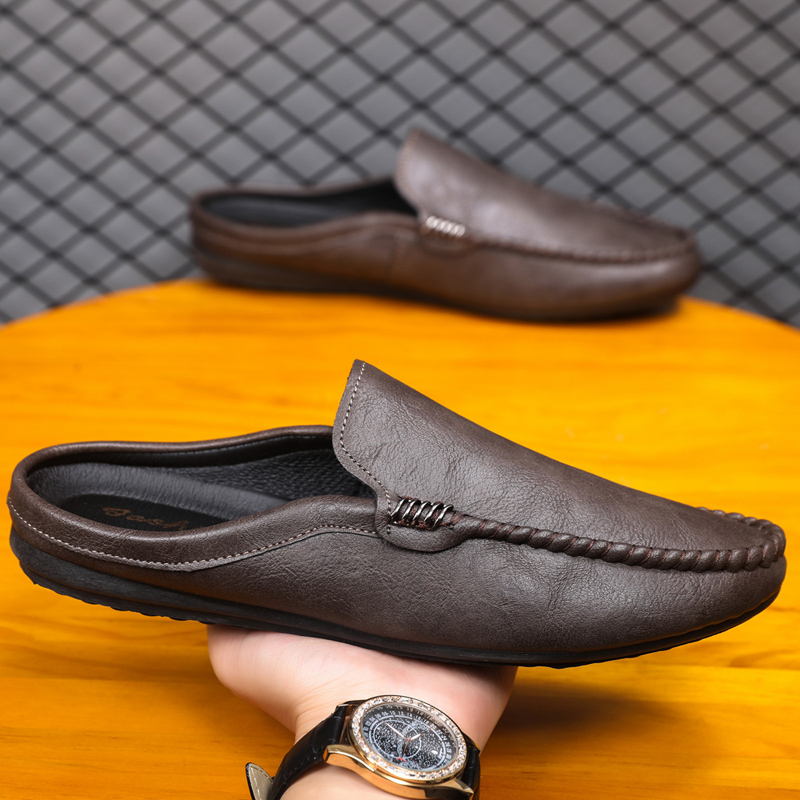 Men Shoes Sale - 남성용 하프 슈즈, 편안한 PU 가죽