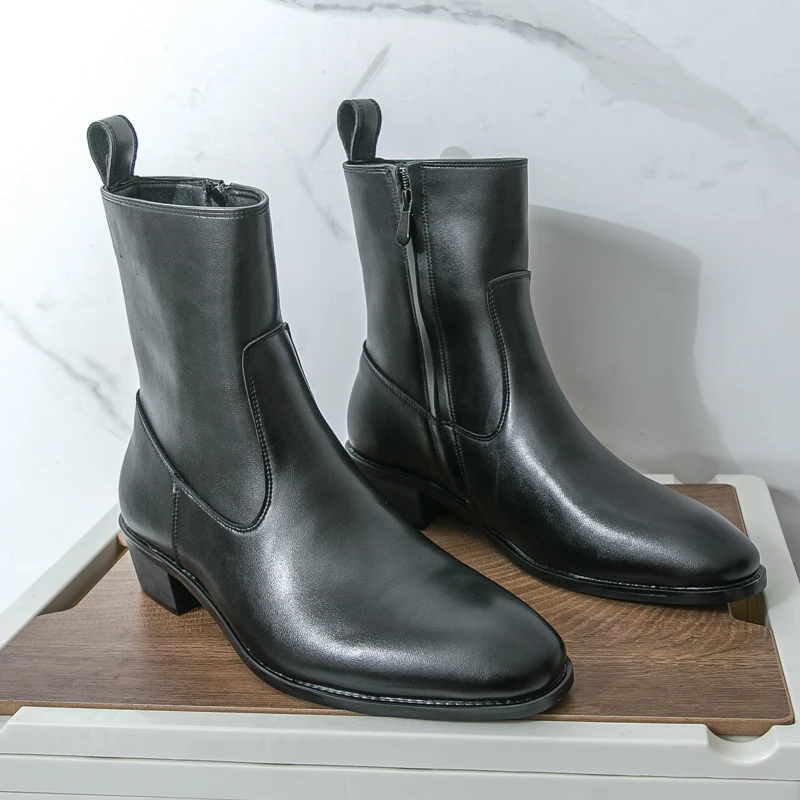 클래식 편안한 앵클 부츠 패션 남성 캐주얼 가죽 첼시  - Men'S Shoes Dress Casual 리뷰 및 가격