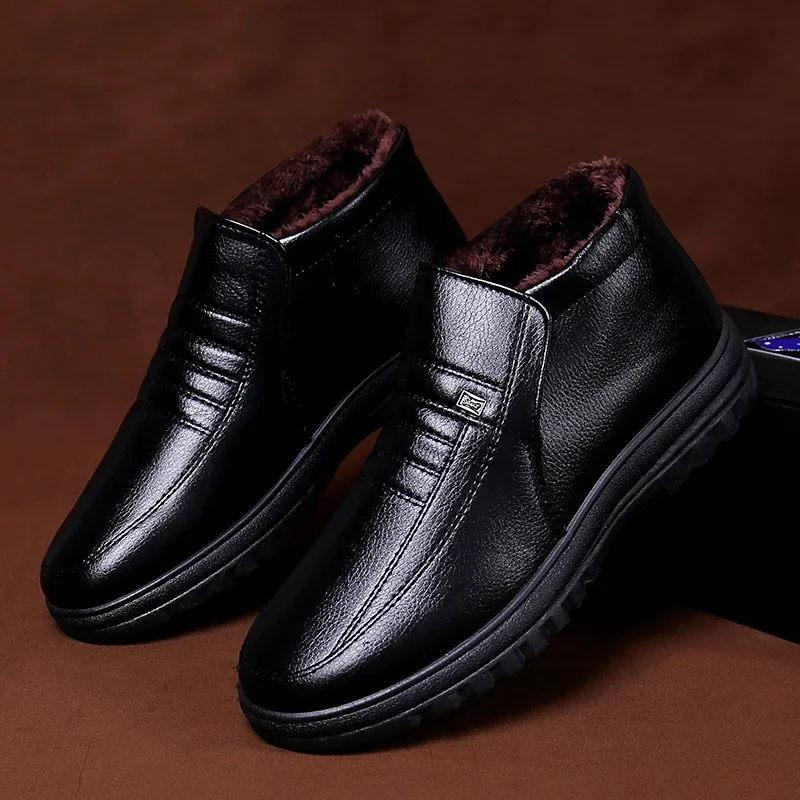 플러스 사이즈 남성용 따뜻한 코튼 신발, 슬립온 남성용 - Men Shoes Office 리뷰 및 가격