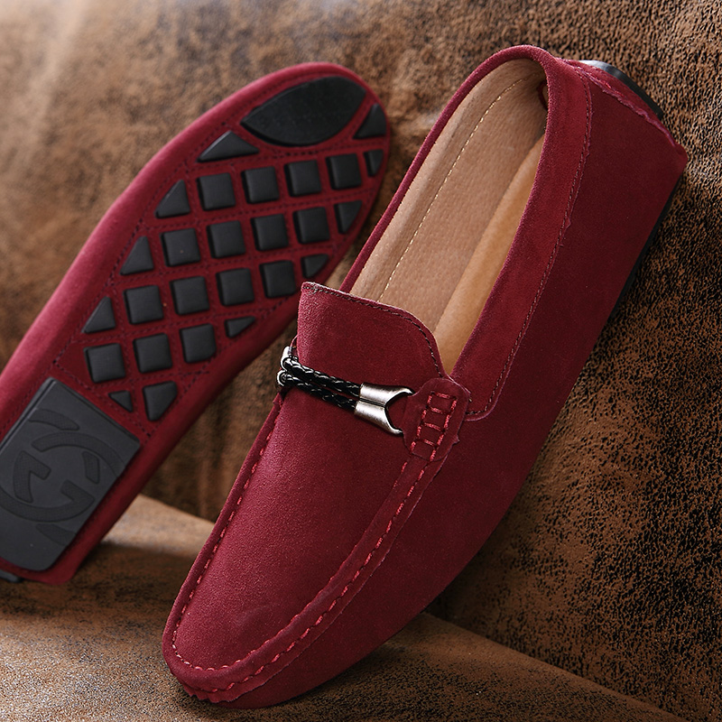 핫세일 남성 스웨이드 가죽 신발 야외용 편안한 캐주얼  - Men Shoes Sale 리뷰 및 가격