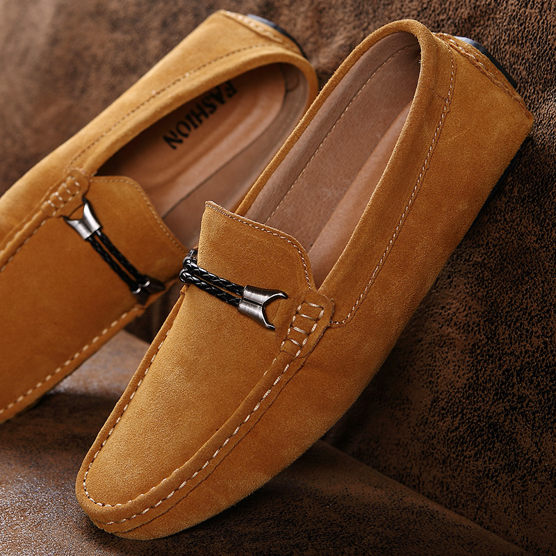 핫세일 남성 스웨이드 가죽 신발 야외용 편안한 캐주얼  - Men Shoes Sale 리뷰 및 가격