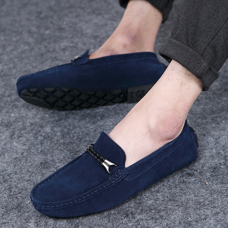 핫세일 남성 스웨이드 가죽 신발 야외용 편안한 캐주얼  - Men Shoes Sale 리뷰 및 가격