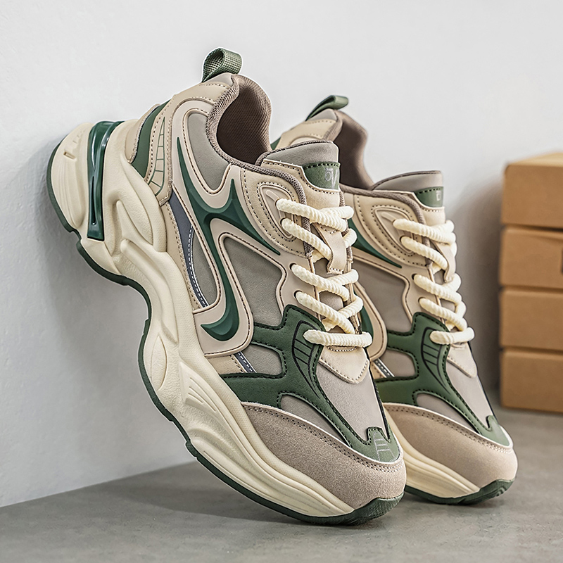 세련된 컬러 블록 디자인의 남성용 캐주얼 스포츠화, 키 - Men Shoes Size Chart 리뷰 및 가격