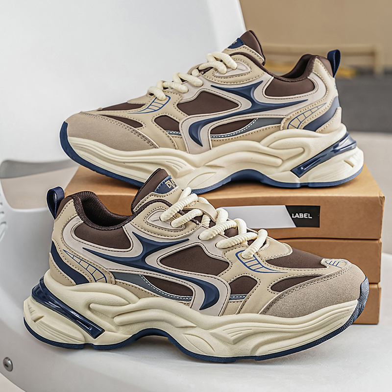 세련된 컬러 블록 디자인의 남성용 캐주얼 스포츠화, 키 - Men Shoes Size Chart 리뷰 및 가격
