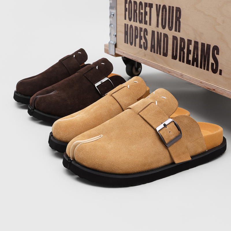 새로운 트렌디 남성 스플릿 토 뮬 슈즈, 고품질 남성  - Men'S Shoes In Style 리뷰 및 가격