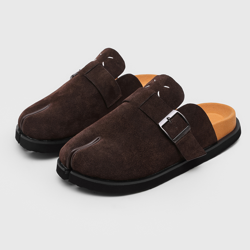 새로운 트렌디 남성 스플릿 토 뮬 슈즈, 고품질 남성  - Men'S Shoes In Style 리뷰 및 가격
