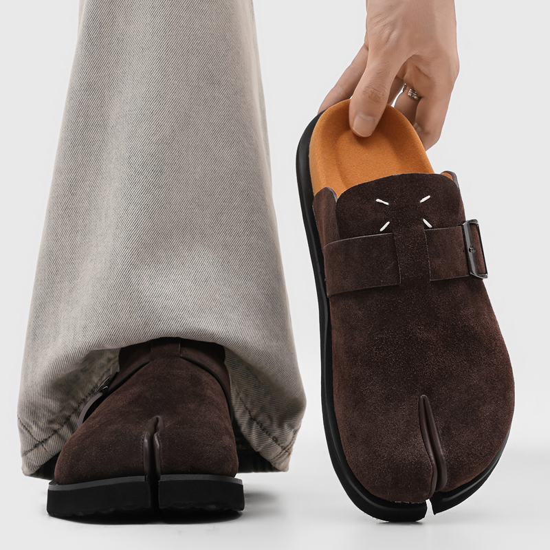 새로운 트렌디 남성 스플릿 토 뮬 슈즈, 고품질 남성  - Men'S Shoes In Style 리뷰 및 가격