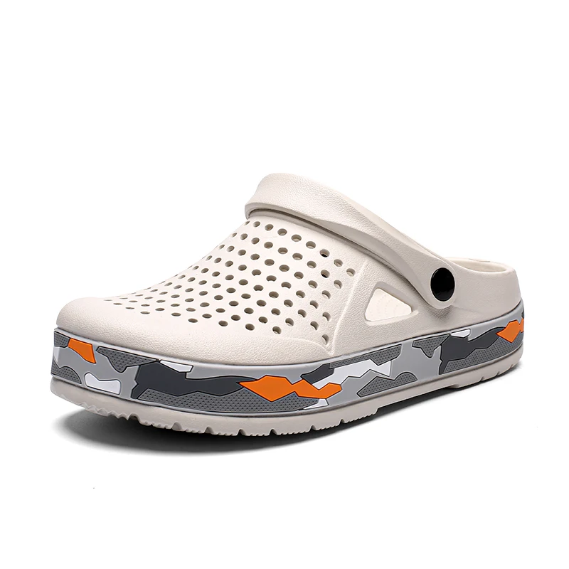 여름 남성 신발 나막신 슬리퍼 남성 정원 플랫 샌들 플 - Men Shoes Type 리뷰 및 가격