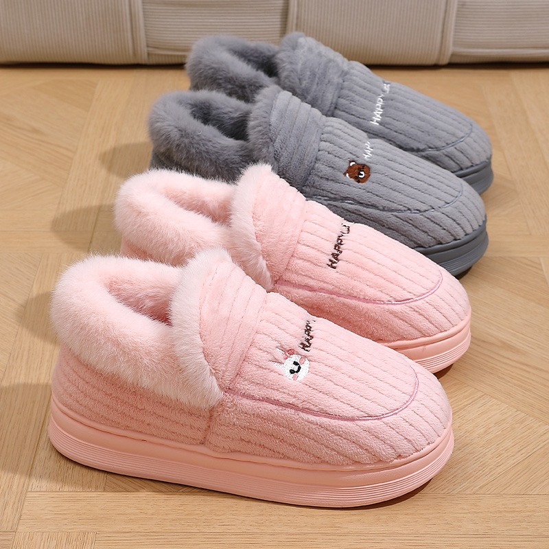 겨울용 따뜻한 슬리퍼 여성 남성용 4cm 두께 플랫폼  - Men Shoes H&M 리뷰 및 가격