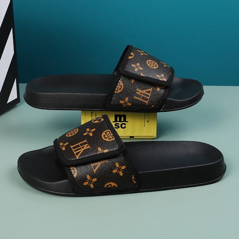 남성용 천연 가죽 샌들, 편안한 남성용 실내 슬리퍼,  - Men Shoes Sale 리뷰 및 가격