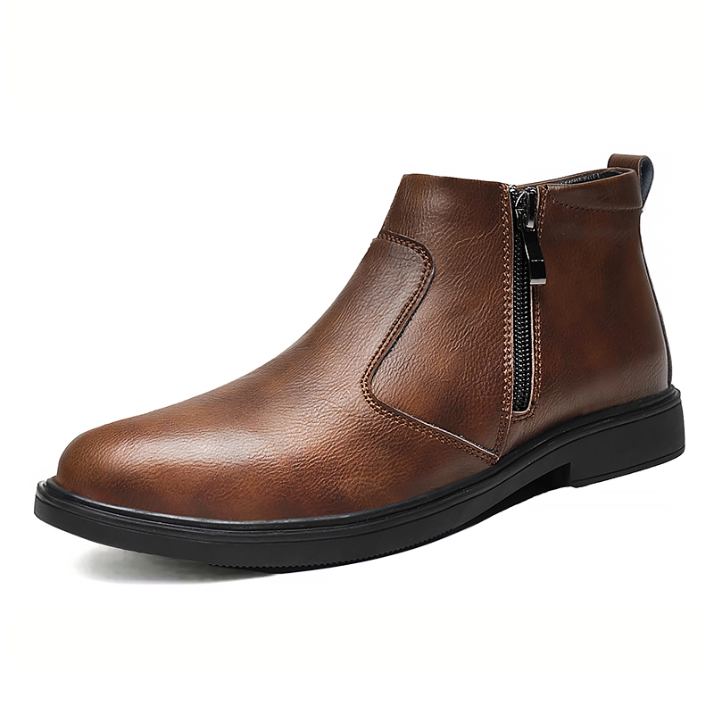 남성용 가을 겨울 신상 하이탑 가죽 신발, 지퍼가 달린 - Men'S Shoes Dress Casual 리뷰 및 가격