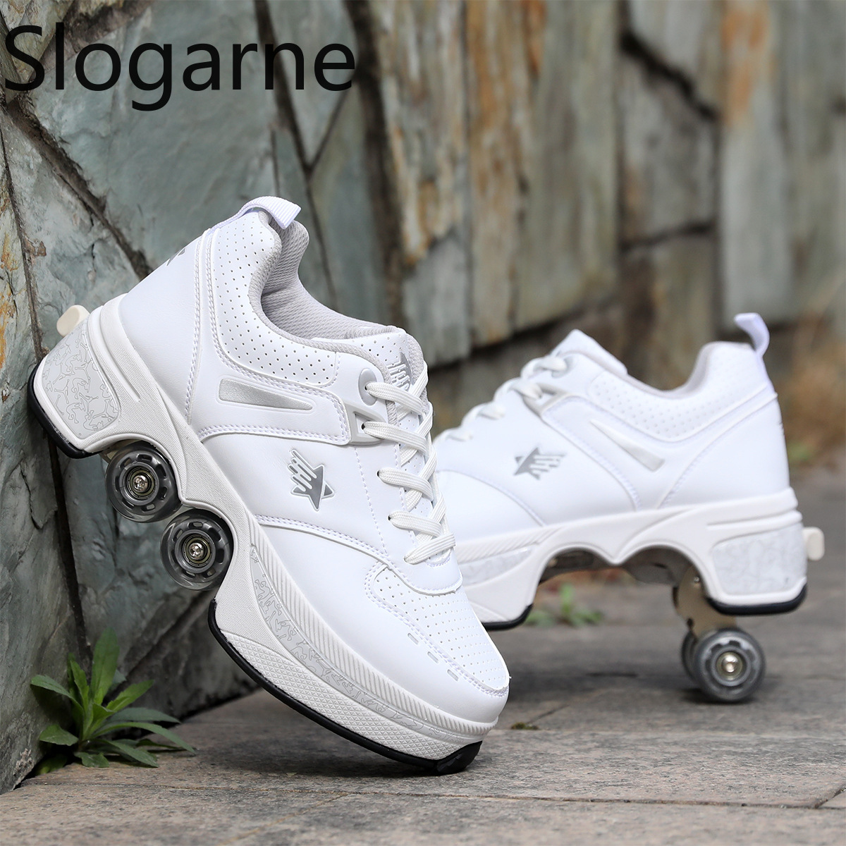 여성용 4륜 변형 롤러 스케이트 신발 남성용 캐주얼 스 - Men'S Shoes To Women'S Size 리뷰 및 가격