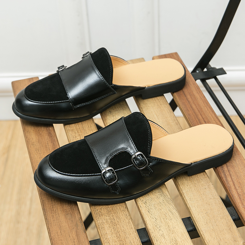 남성용 세련된 하프힐 가죽 신발 캐주얼하고 편안한 빈  - Men'S Shoes In Style 리뷰 및 가격