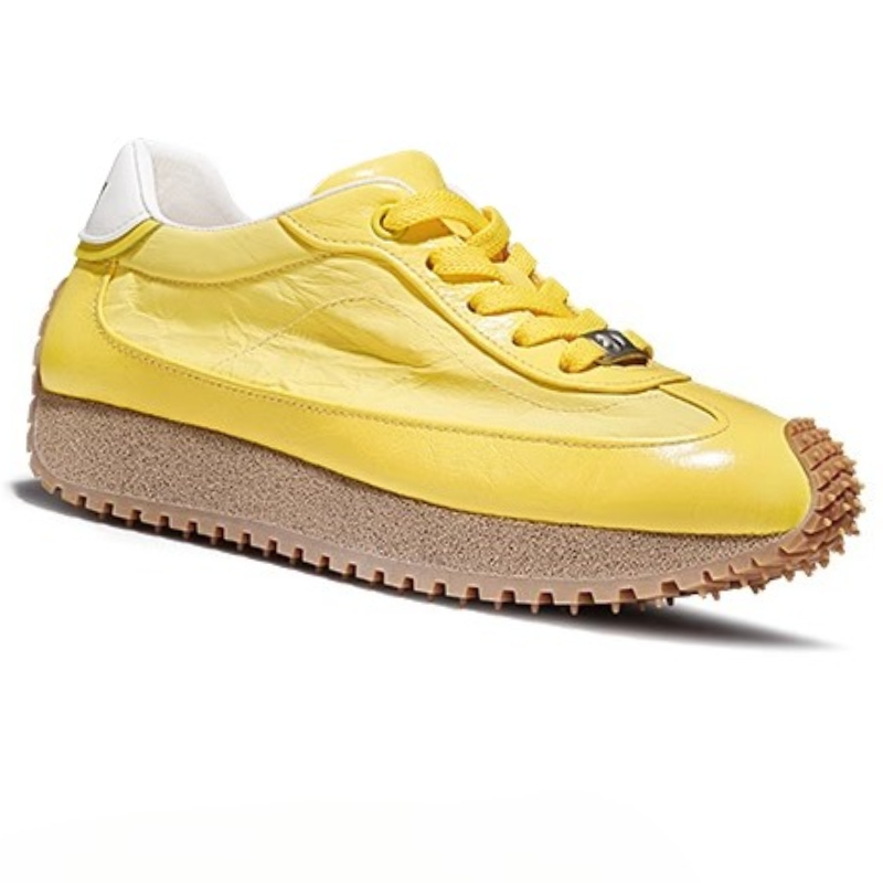 남성과 여성의 두꺼운 바닥 스포츠 캐주얼 신발을위한 정 - Men Shoes Yellow 리뷰 및 가격