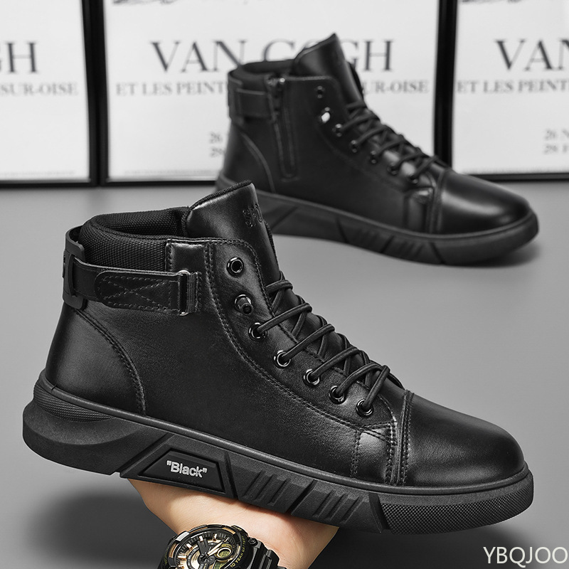 새로운 봄 가을 심플하고 편안한 하이탑 남성 신발 캐주 - Men'S Shoes Dress Casual 리뷰 및 가격
