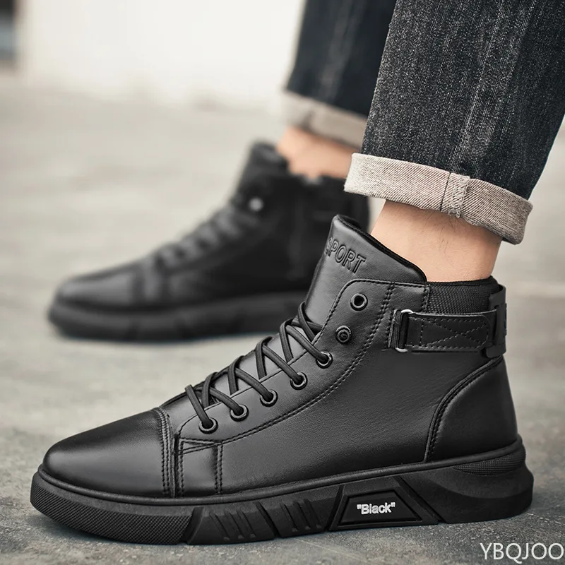 새로운 봄 가을 심플하고 편안한 하이탑 남성 신발 캐주 - Men'S Shoes Dress Casual 리뷰 및 가격
