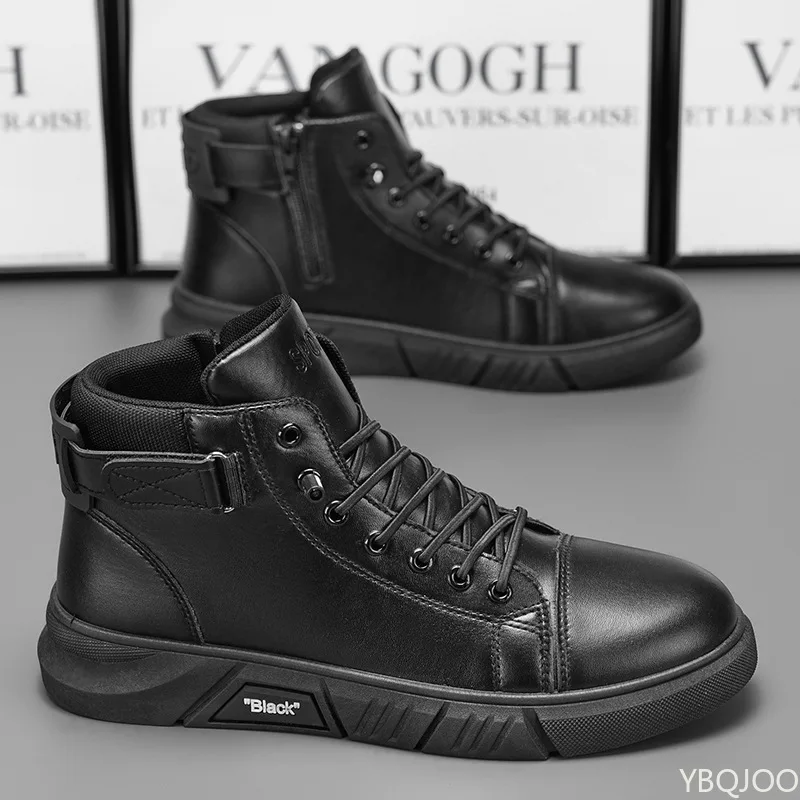 새로운 봄 가을 심플하고 편안한 하이탑 남성 신발 캐주 - Men'S Shoes Dress Casual 리뷰 및 가격