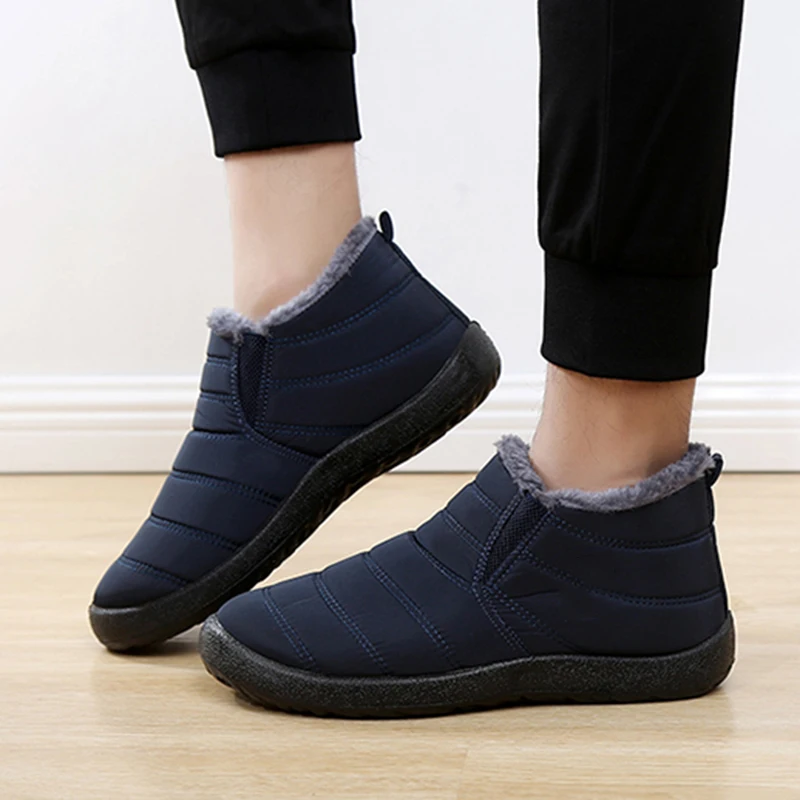 패션 남성용 스노우 부츠 발목 높이 보온 방한화 추운  - Men Shoes Office 리뷰 및 가격