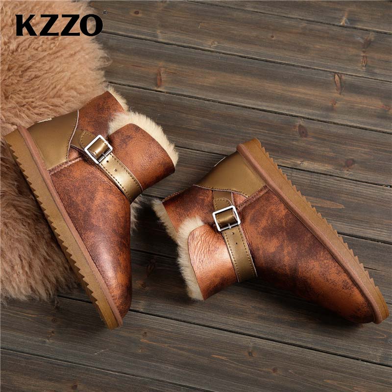 KZZO 2025 신사복 캐주얼 진짜 양피 가죽 겨울  - Men Shoes Type 리뷰 및 가격