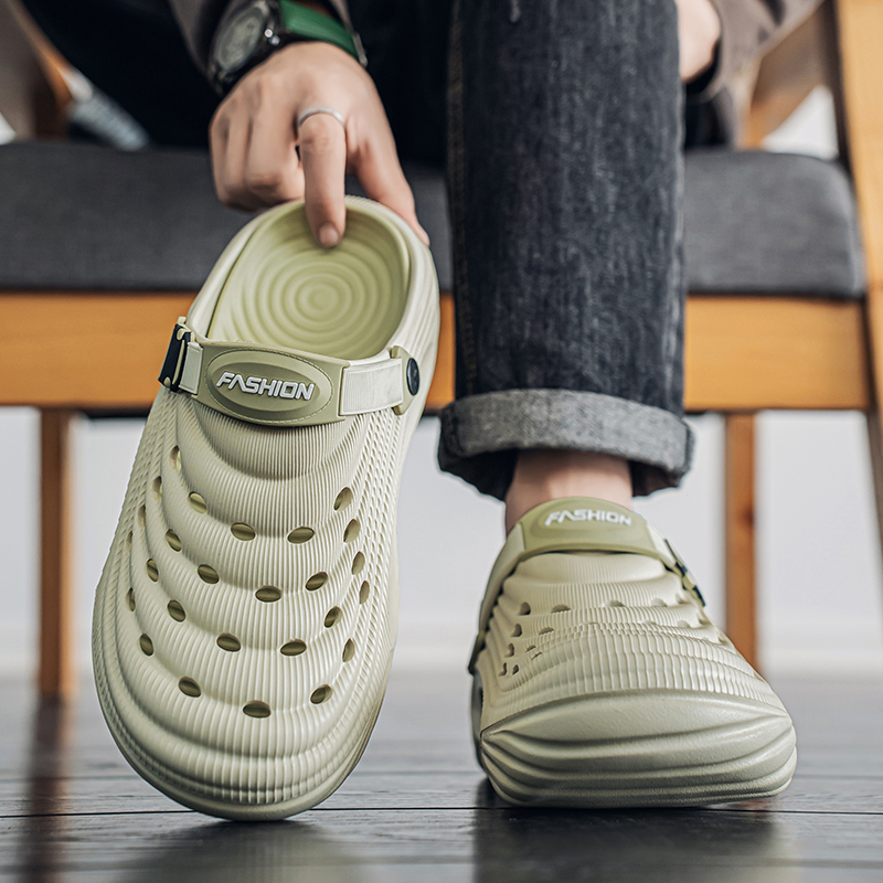 새로운 커플 모델 홀 슈즈 여름 여성 샌들 비치 경량  - Men'S Shoes In Style 리뷰 및 가격
