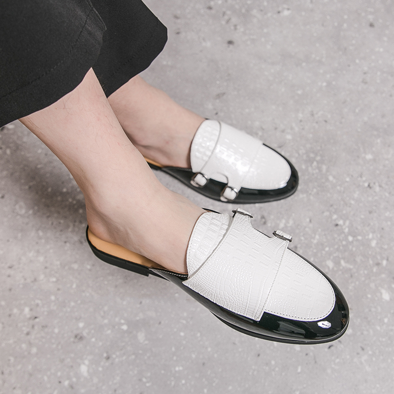 남성용 하프 슬리퍼 슈즈, 남성용 럭셔리 로퍼, 패션  - Men Shoes Type 리뷰 및 가격
