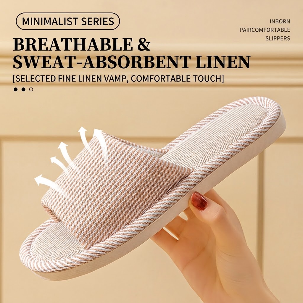 통기성 좋은 플랙스 린넨 슬리퍼 남녀 공용 스트라이프  - Men'S Shoes To Women'S Size 리뷰 및 가격