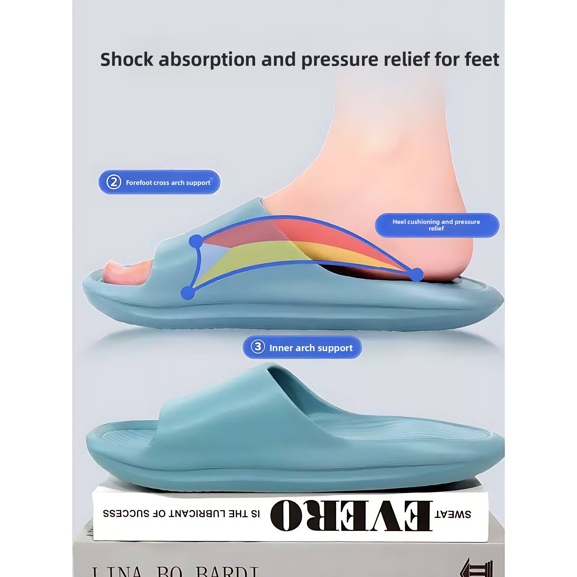 족저근막염 남녀공용 아치 서포트 슬리퍼 통기성 EVA  - Men'S Shoes With Support 리뷰 및 가격