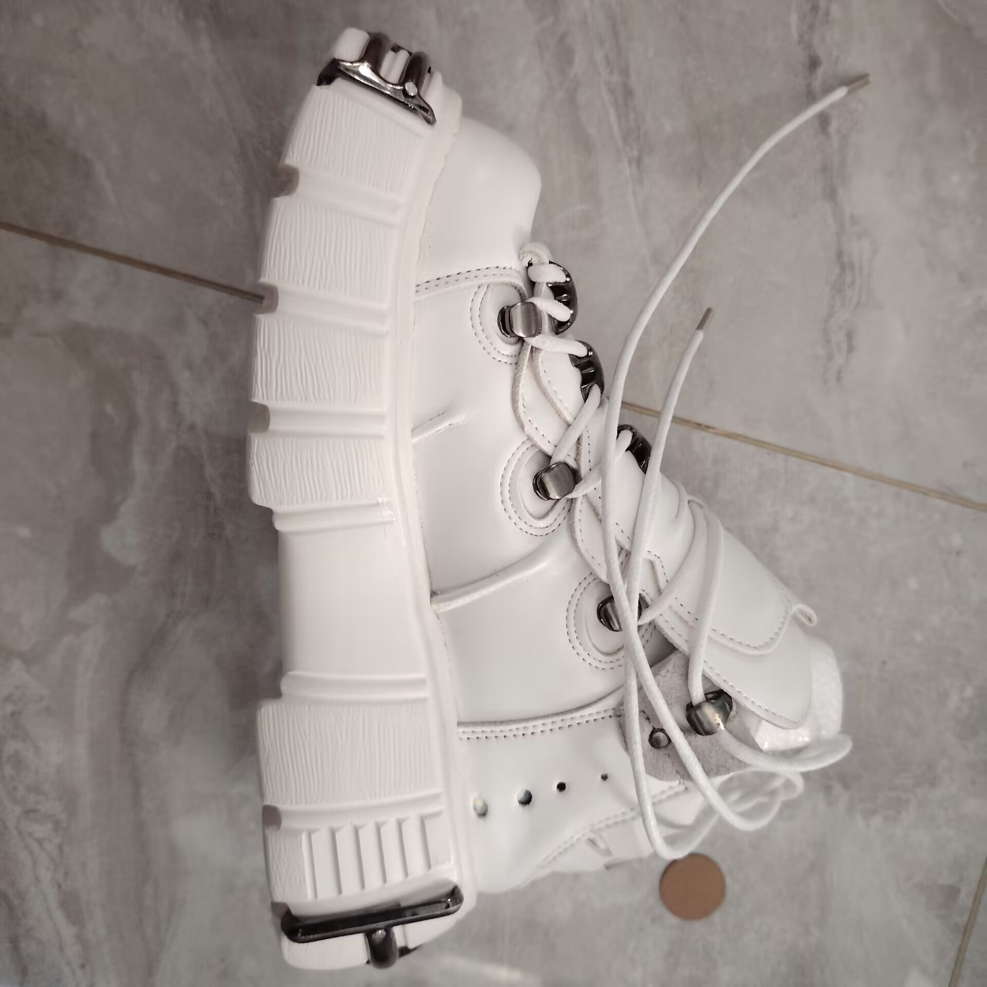 2026 여성 고스 가죽 헤비메탈 머핀 펑크 플랫폼 다 - Men Shoes Size Chart 리뷰 및 가격